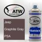 Preview: Jeep, Graphite Gray, PSA: 400ml Sprühdose, von ATW Autoteile West.